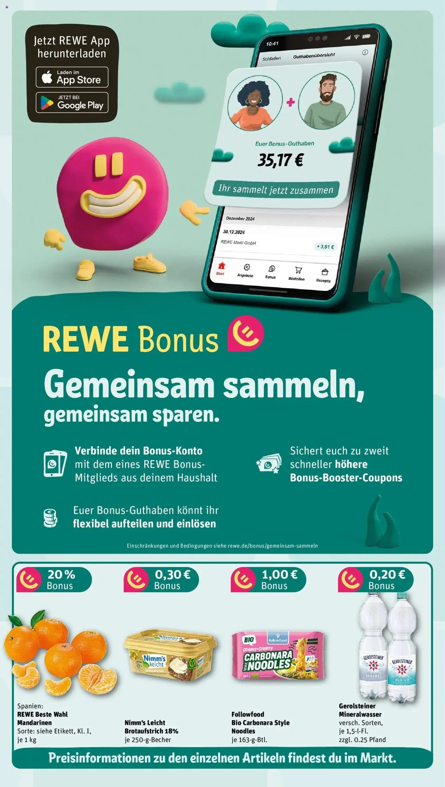 Rewe Prospekt Wildeck / Obersuhl	 – gültig ab 09.03.2026 | Seite: 3 | Produkte: Mandarinen, Mineralwasser, Gerolsteiner