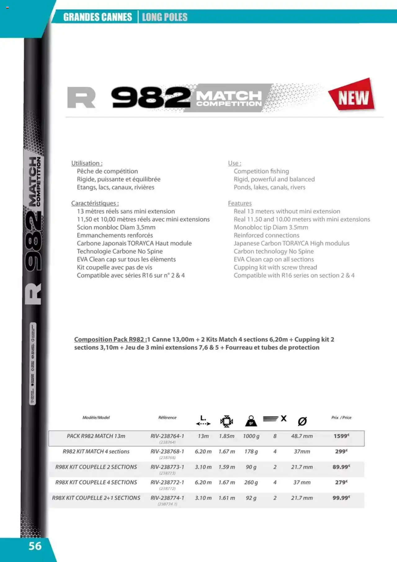 {H1} | Page: 56 | Produits: Pêche