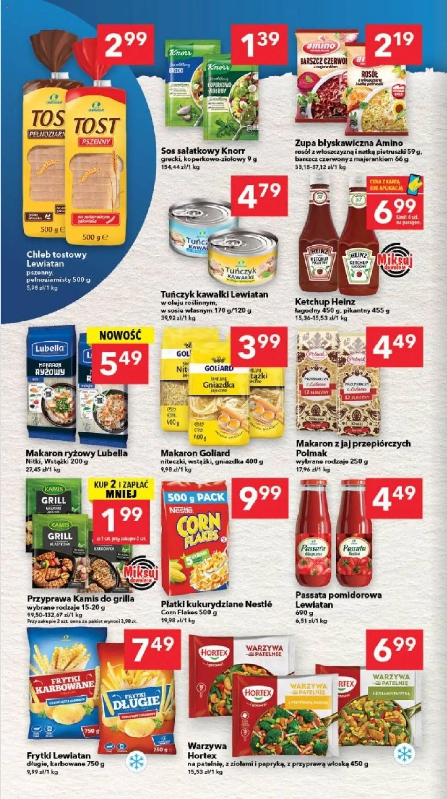 Lewiatan gazetka - Gdańsk od 09.04.2026 | Strona: 4 | Produkty: Ketchup, Tuńczyk, Kawa, Makaron