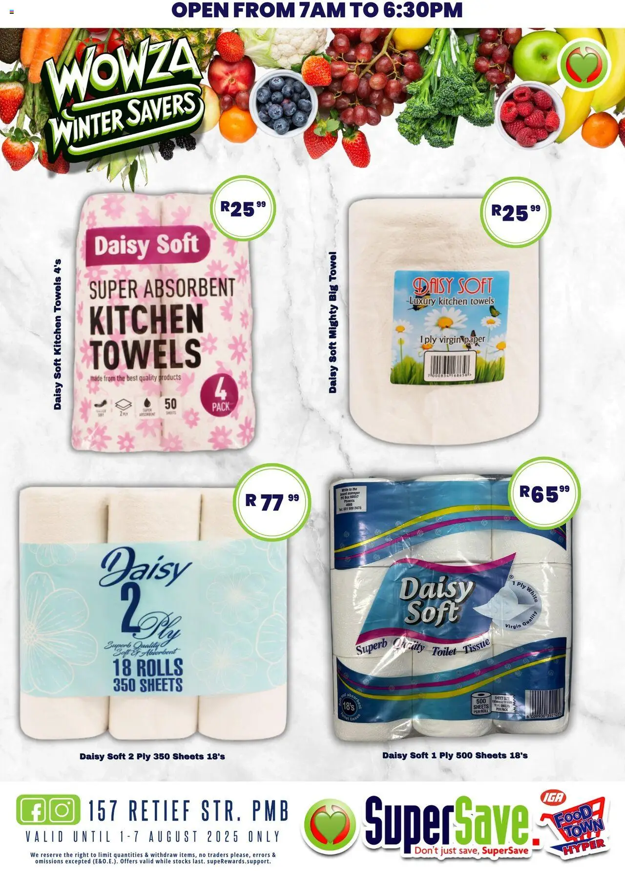 Super Save Specials │ valid from 08.08.2025 | Page: 6 | Products: Toilet, Towel, Paper
