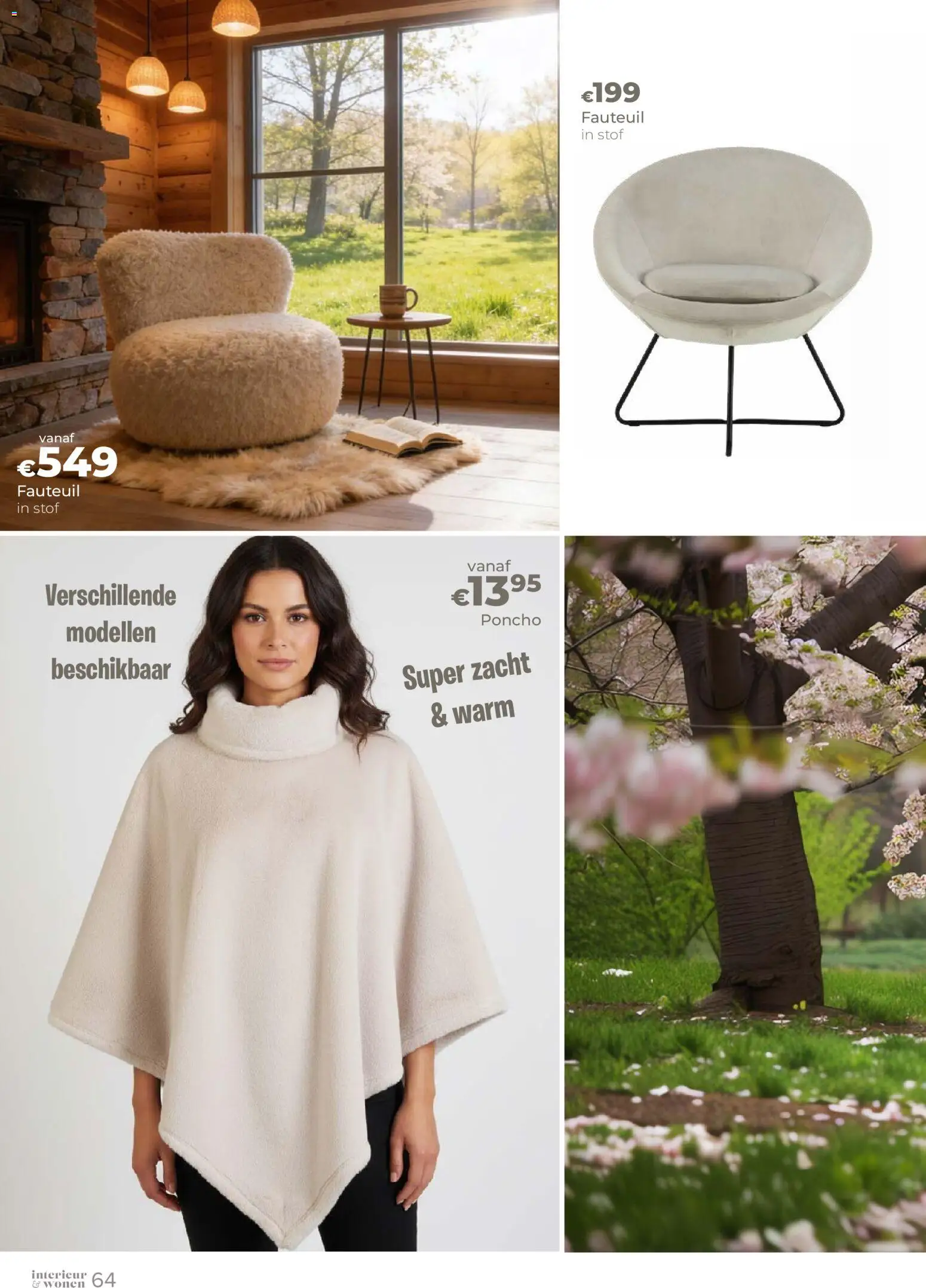 {H1} | Pagina: 64 | Producten: Fauteuil, Poncho