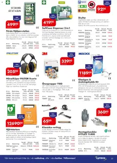 Lyreco reklamblad aktuell från 01.09.2025 | Sida: 17 | Produkter: Skylt, Glasögon