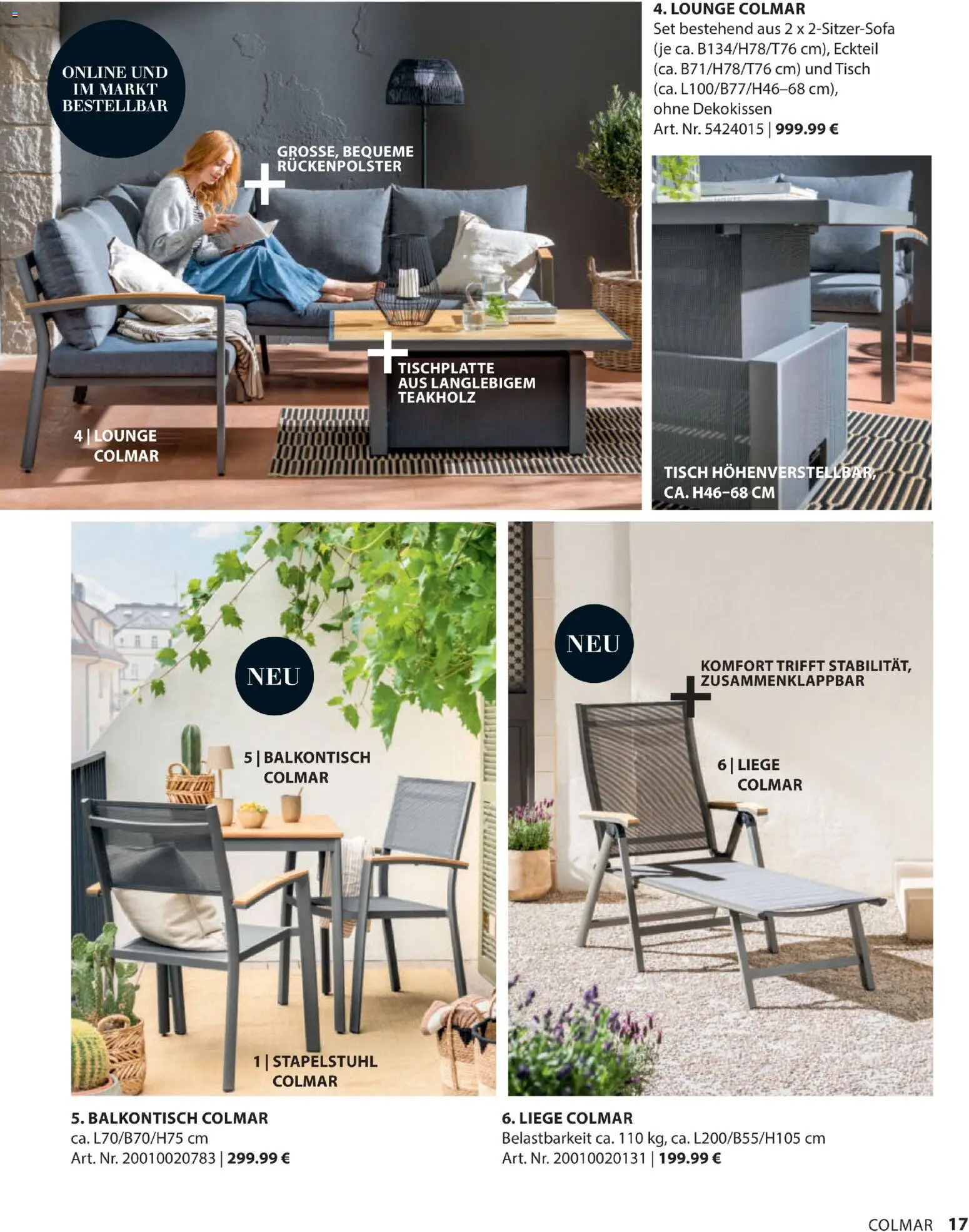 Dehner Gartenmöbel Trends 2026 gültig ab 29.01.2026 | Seite: 17 | Produkte: Tisch