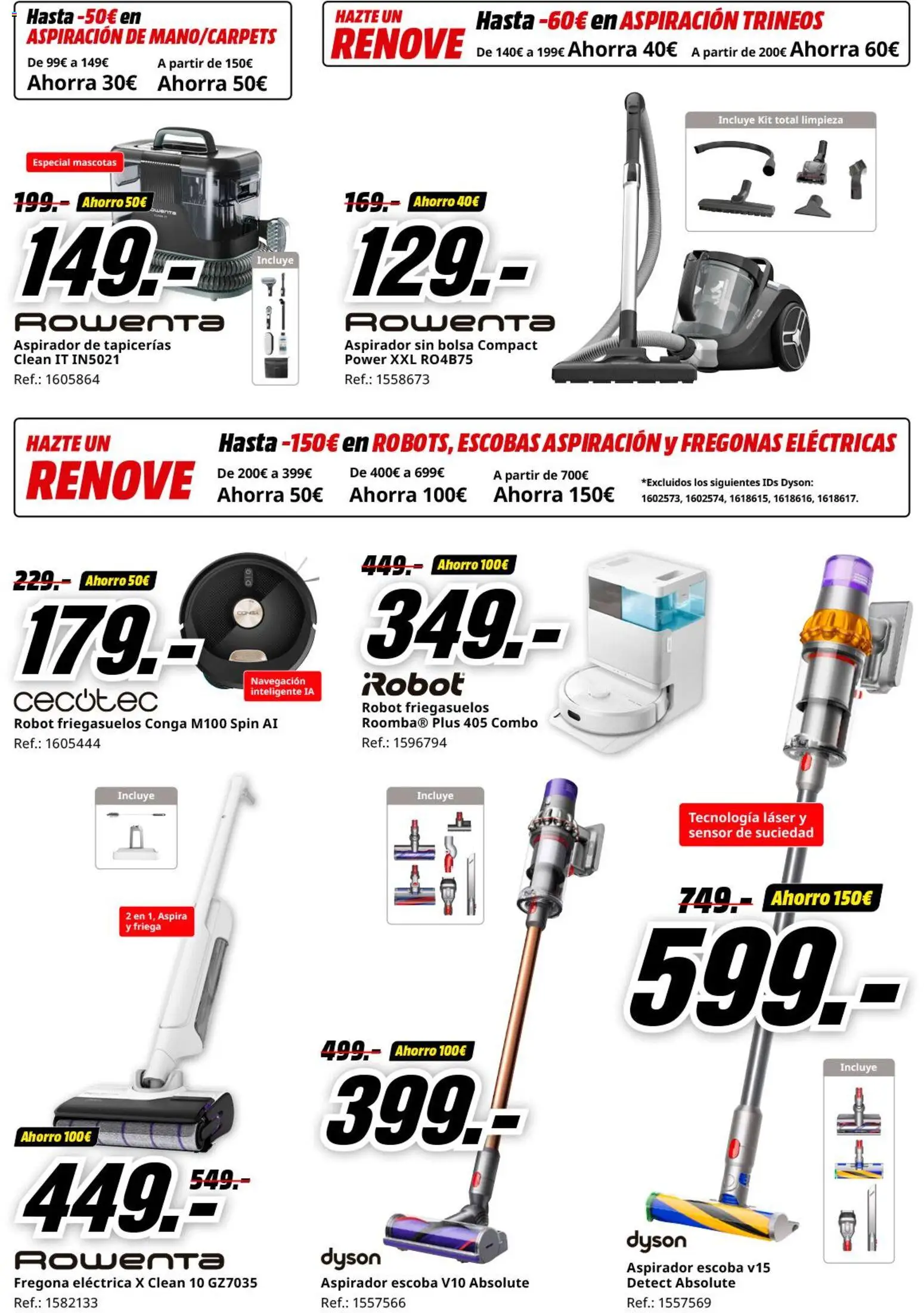 Media Markt folleto │ válido desde el 11.03.2026 | Página: 7 | Productos: Escoba, Robot, Navegación, Aspirador