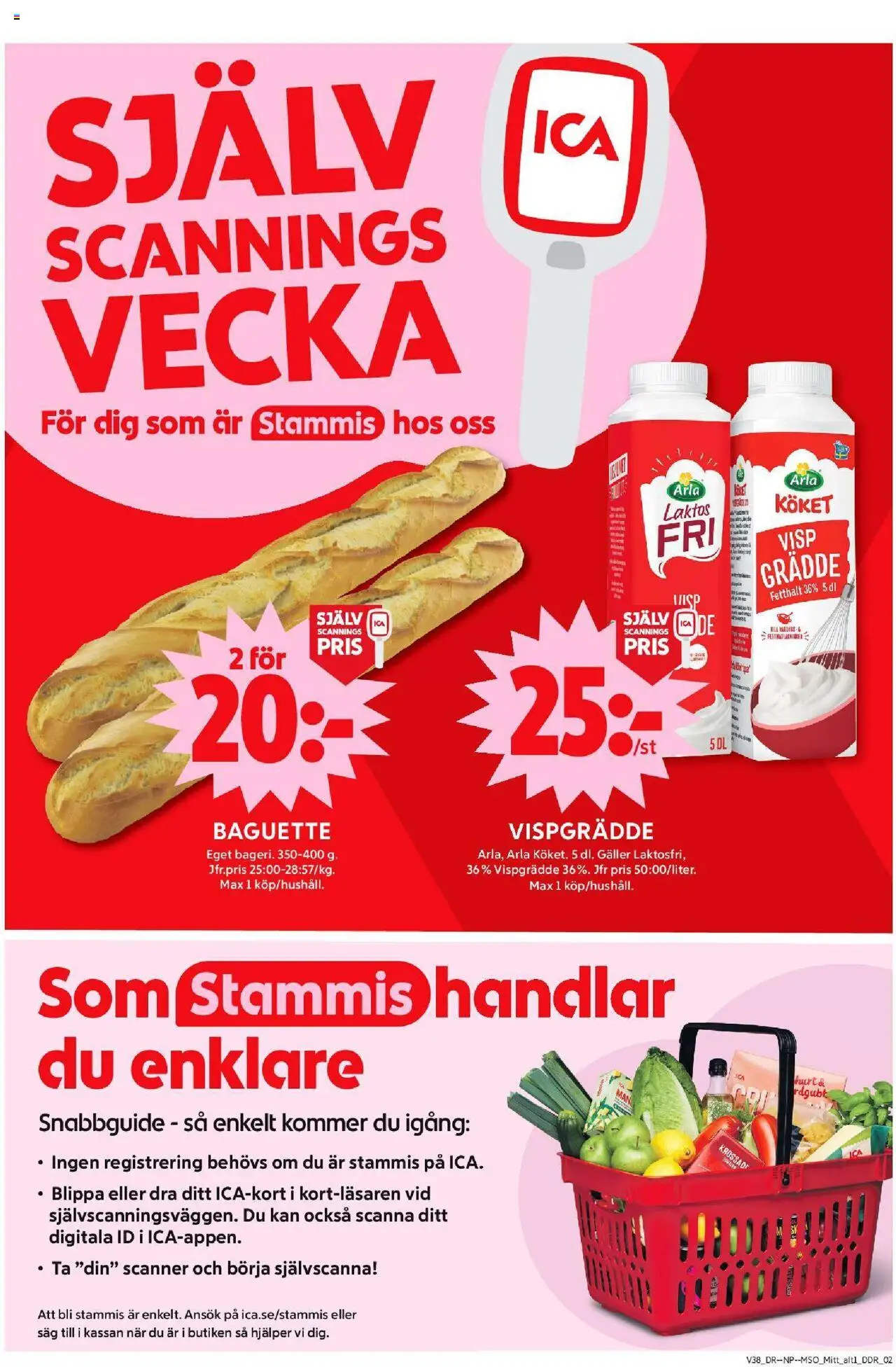 ICA Maxi reklamblad aktuell från 15.09.2025 | Sida: 3 | Produkter: Visp, Galler, Grädde, Vispgrädde