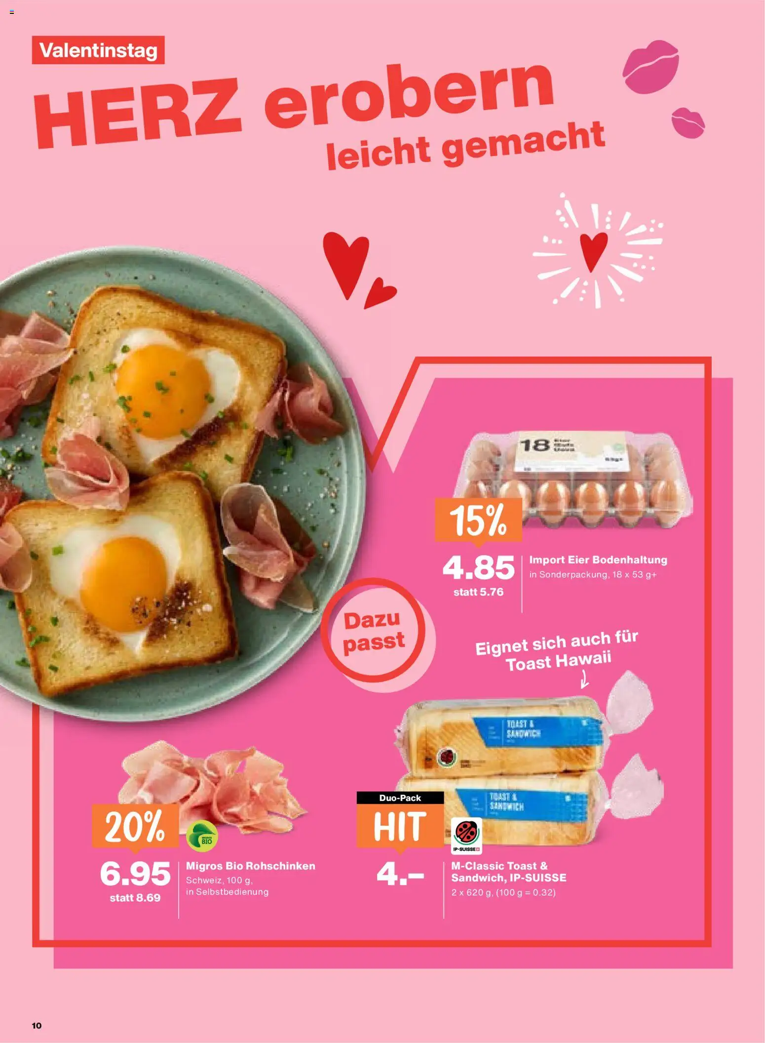 Migros Aktionen – gültig ab 12.02.2026 | Seite: 10 | Produkte: Eier