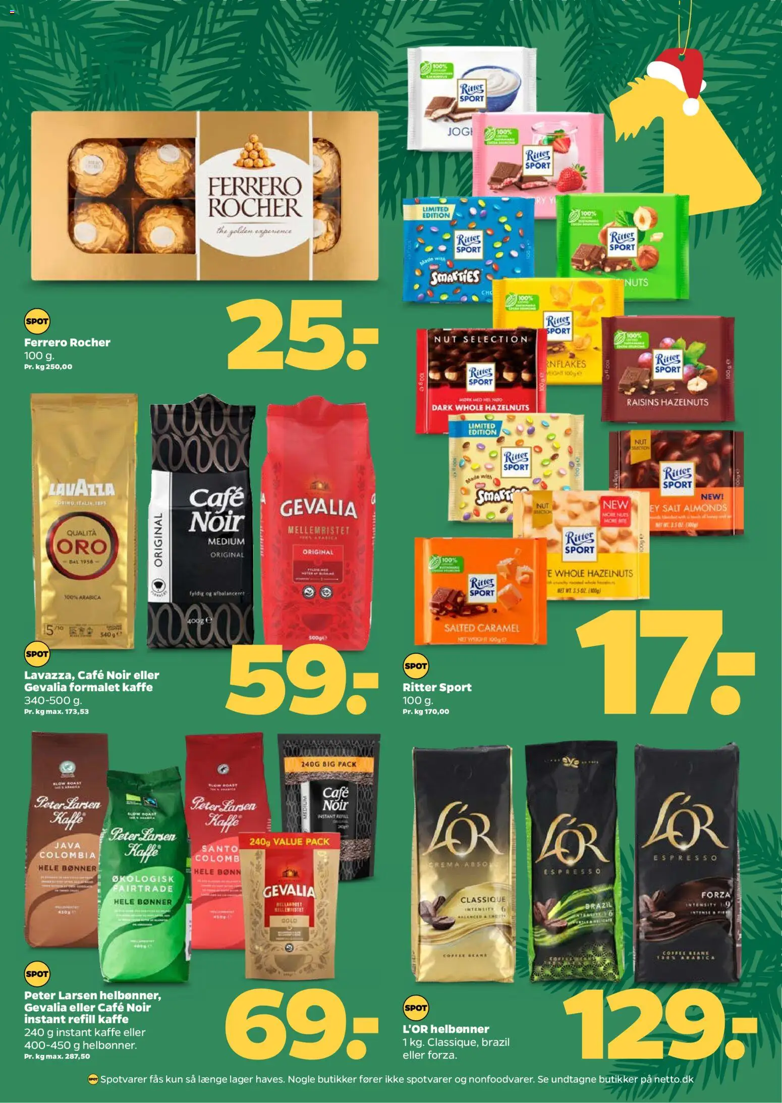 Netto tilbudsavis – gyldig fra 12.12.2025 | Side: 24 | Produkter: Kaffe, Te, Bønner, Instant Kaffe