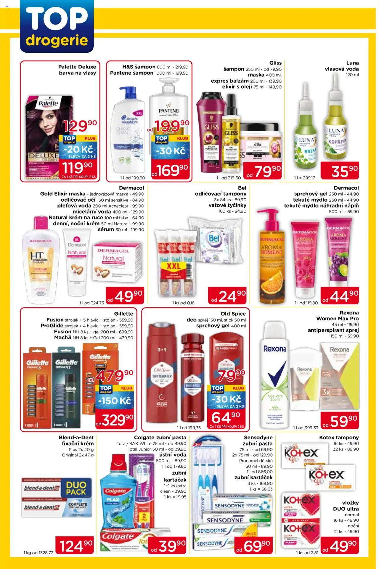 Top drogerie leták od 21.08.2025 | Strana: 2 | Produkty: Krém na ruce, Vložky, Krém, Old Spice