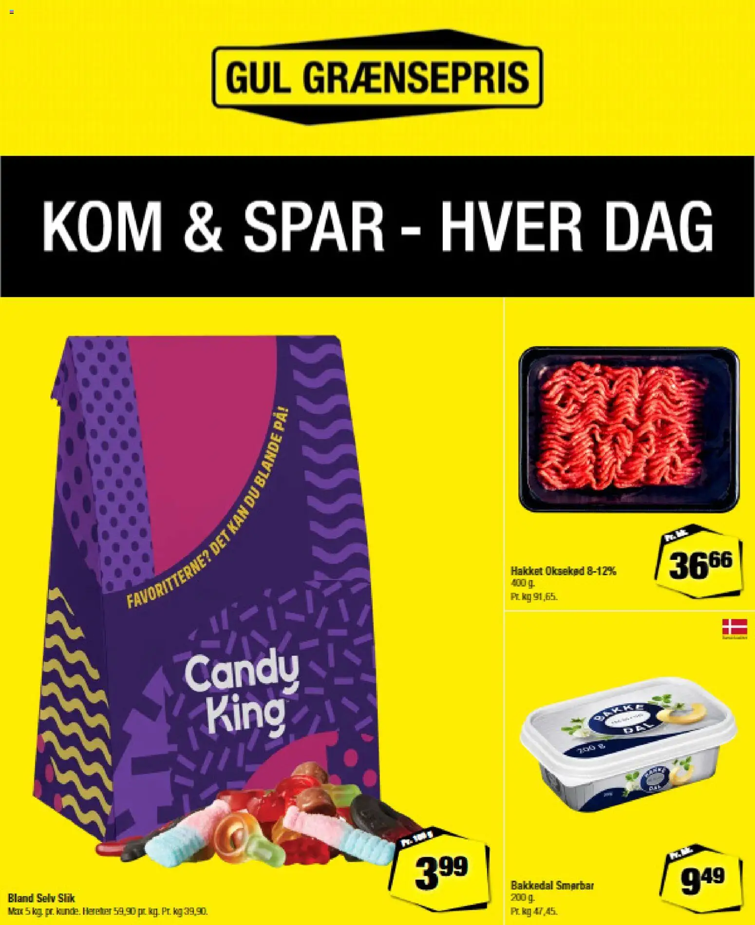 Calle tilbudsavis – gyldig fra 04.03.2026 | Side: 1 | Produkter: Slik, Oksekød