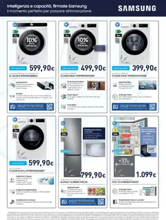 Anteprima del volantino Volantino Unieuro	 valido a partire dal 29.12.2025 | Pagina: 37 | Prodotti: Lavatrice, Data, Frigorifero combinato, Samsung