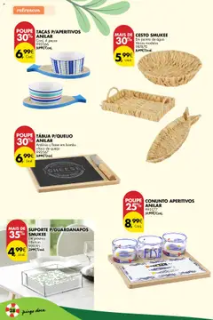 Pingo Doce - Folheto Bazar Verão │ válido de 01.07.2025 | Página: 28 | Produtos: Agua, Tábua, Taças, Queijo