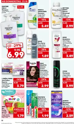 HEAD & SHOULDERS Shampoo, versch. Sorten je 500-ml-FI. ab 23.10.2025 gültig | Seite: 32 | Produkte: Head & shoulders, Haarspray, Deodorant, Deospray