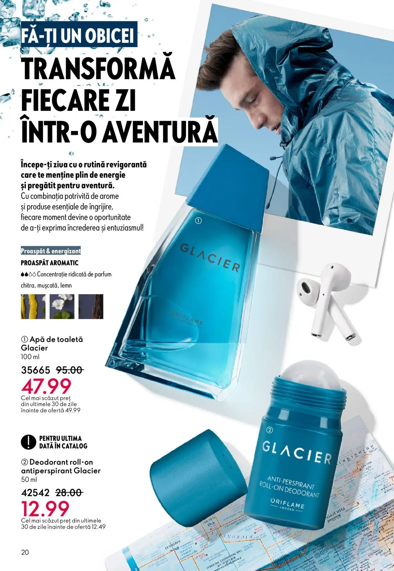 Noul catalog Oriflame – valabil de la 01.10.2025 | Pagină: 20 | Produse: Toaletă, Parfum, Deodorant, Antiperspirant