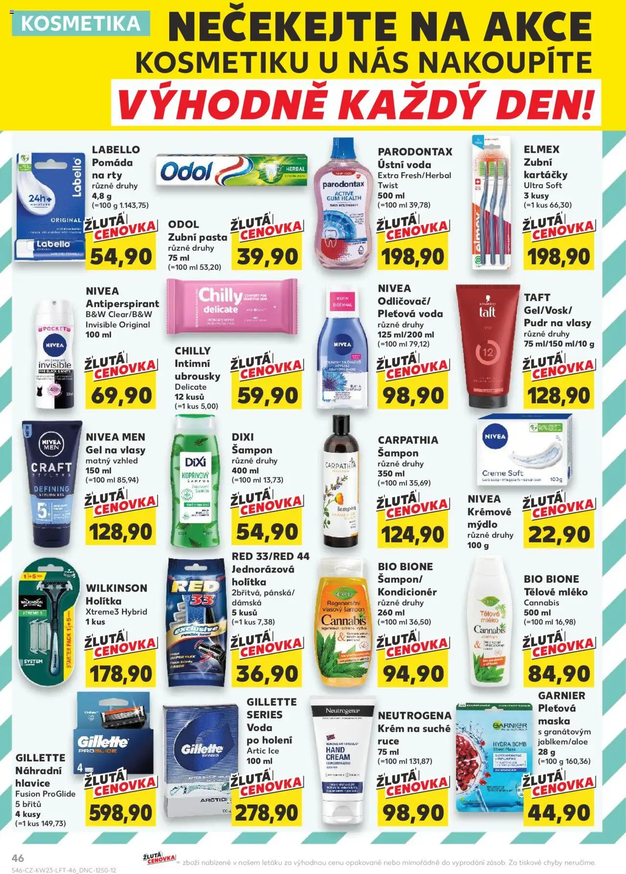 Kaufland leták - Praha 8 od 04.06.2025 | Strana: 46 | Produkty: Tělové mléko, Mléko, Makeup, Krém