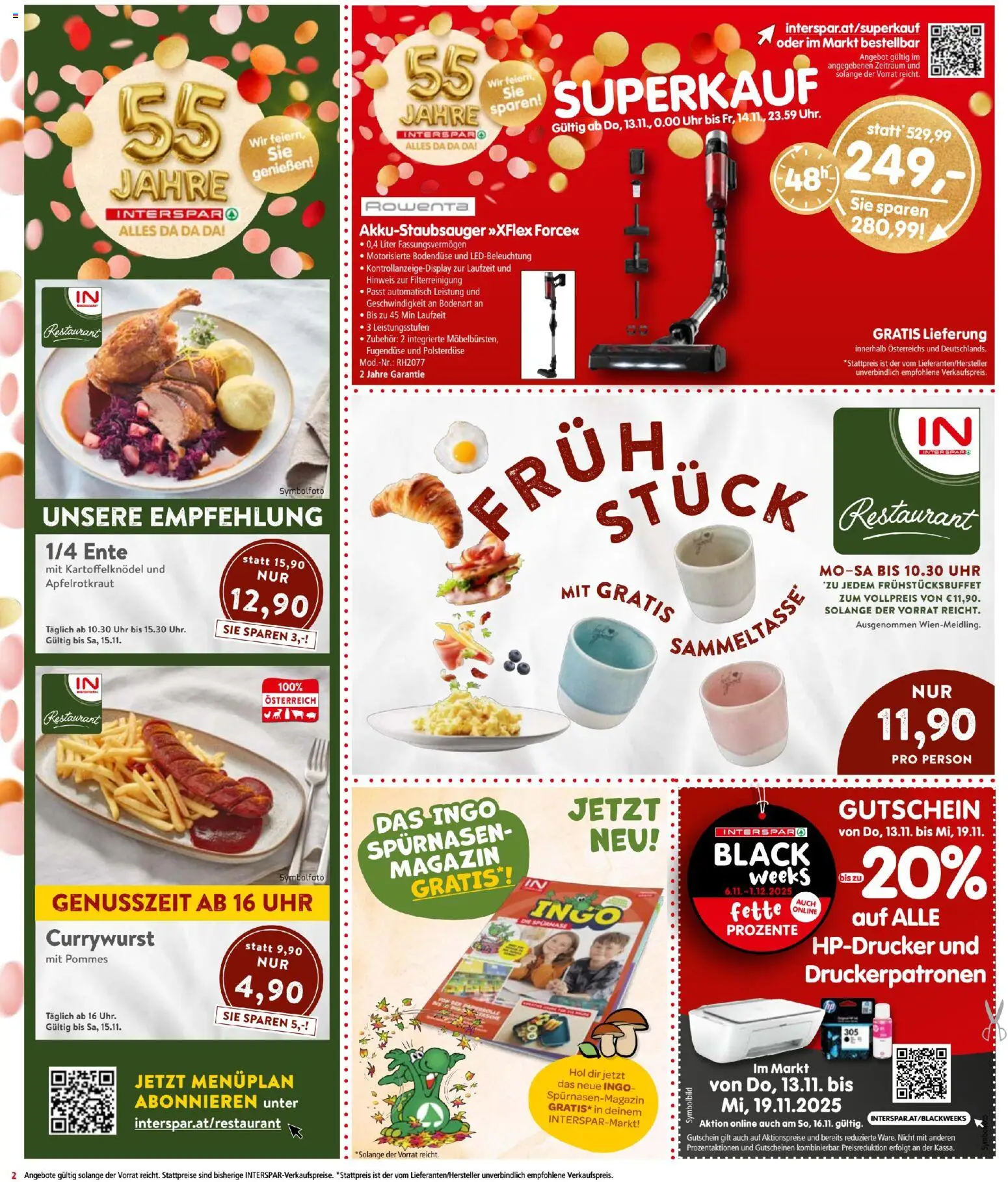 Interspar Flugblatt gültig ab 13.11.2025 | Seite: 2 | Produkte: Uhr