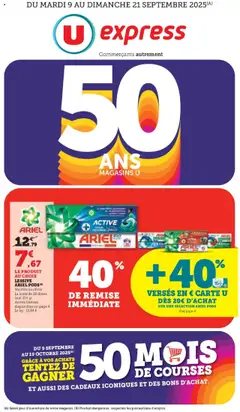 U Express - Prévisualisation de U Express catalogue valide à partir de 09.09.2025