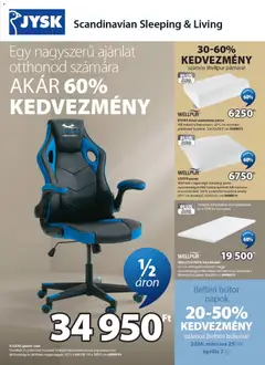 JYSK akciós újság - amely érvényes a következő dátumtól: 25.03.2026
