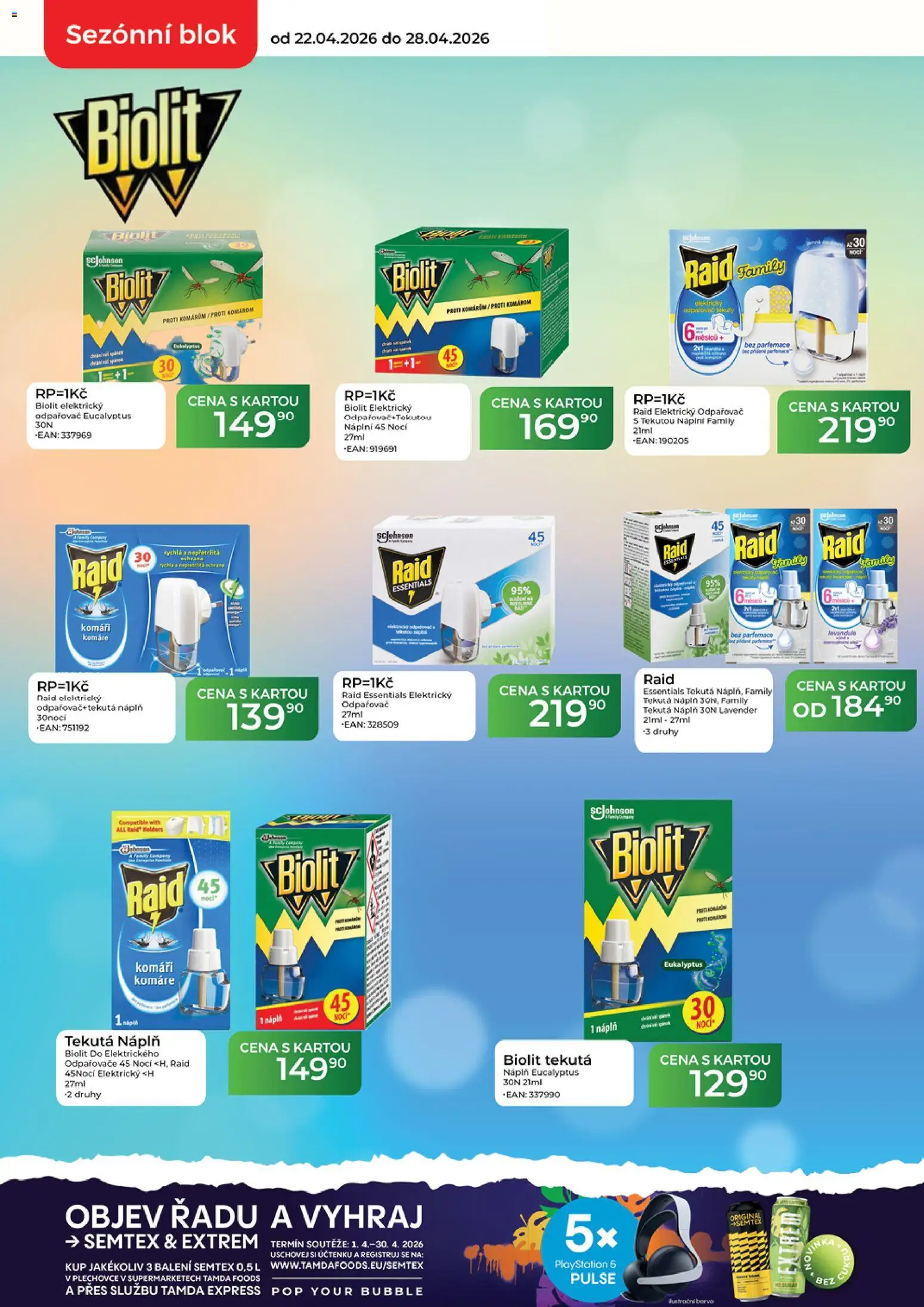 Tamda Foods leták od 22.04.2026 | Strana: 10 | Produkty: Eukalyptus, Blok, Semtex, Raid