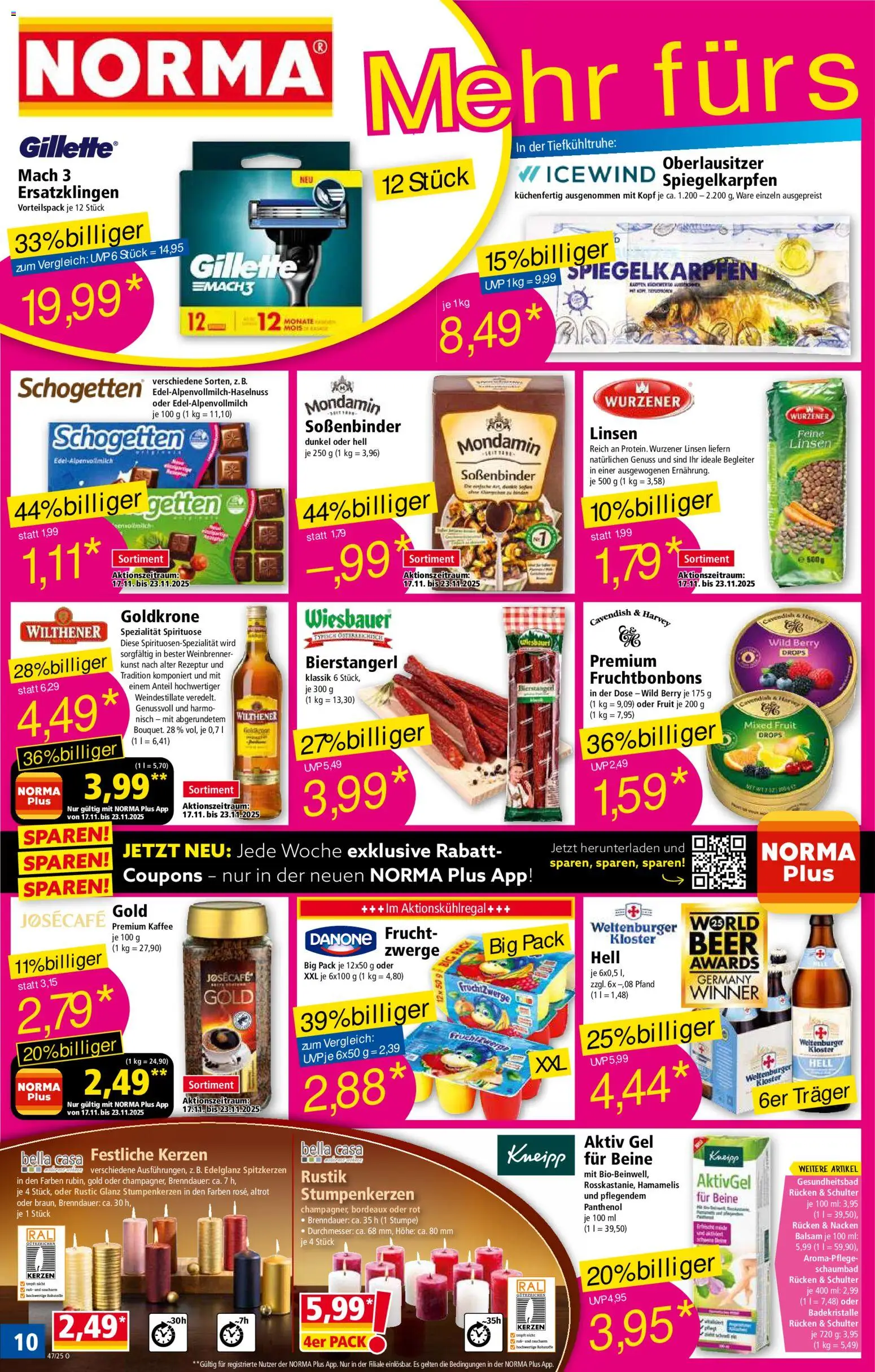 Norma - Black Friday – gültig ab 17.11.2025 | Seite: 10 | Produkte: Milch, Wilthener, Fruchtzwerge, Schogetten
