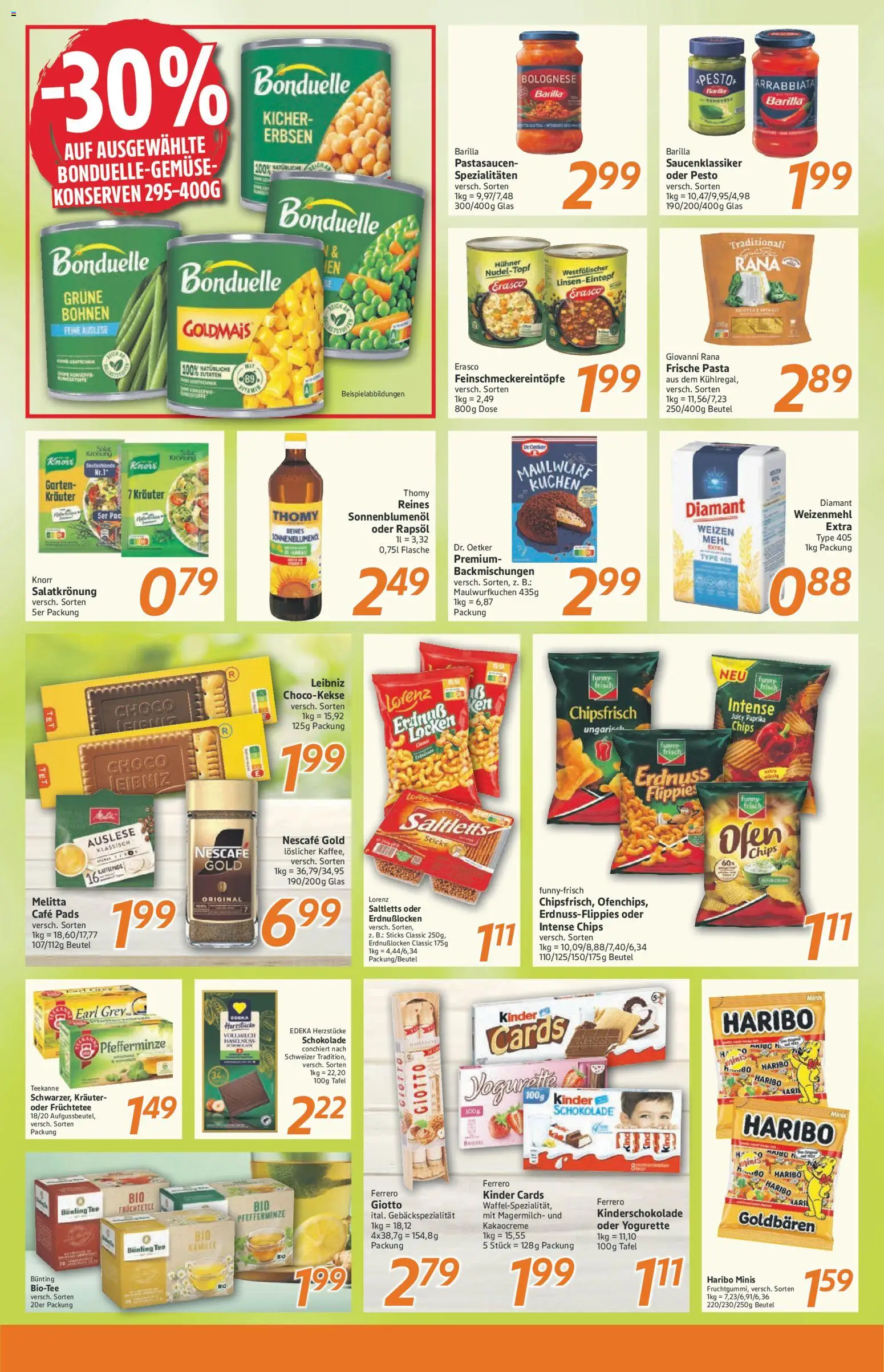 Inkoop Prospekt – gültig ab 07.04.2026 | Seite: 5 | Produkte: Mehl, Rapsöl, Sonnenblumenol, Pasta