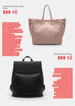 Náhled letáku Baťa leták od 01.04.2026 | Strana: 5 | Produkty: Batoh, Nákupní taška, Taška