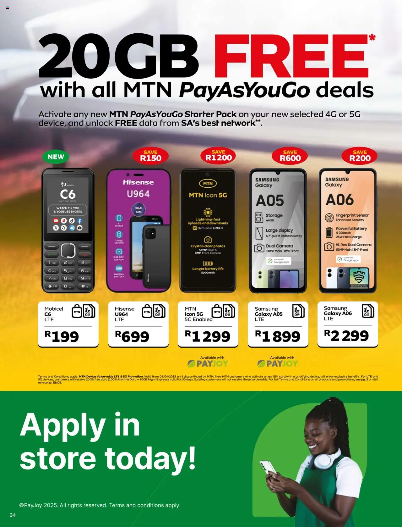 MTN Deals │ valid from 07.06.2025 | Page: 36 | Products: Data, Sim, Shorts, Battery