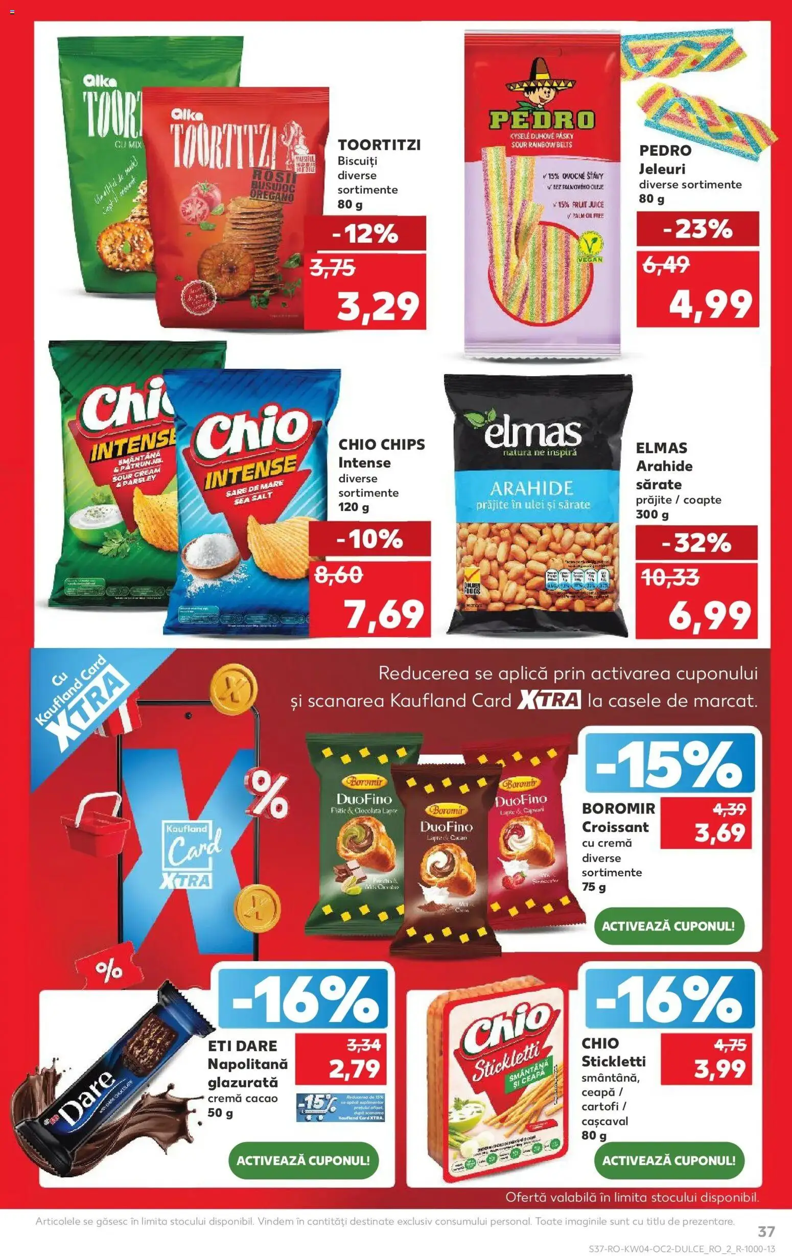Noul catalog Kaufland – valabil de la 21.01.2026 | Pagină: 37 | Produse: Cașcaval, Fistic, Cartofi, Jeleuri