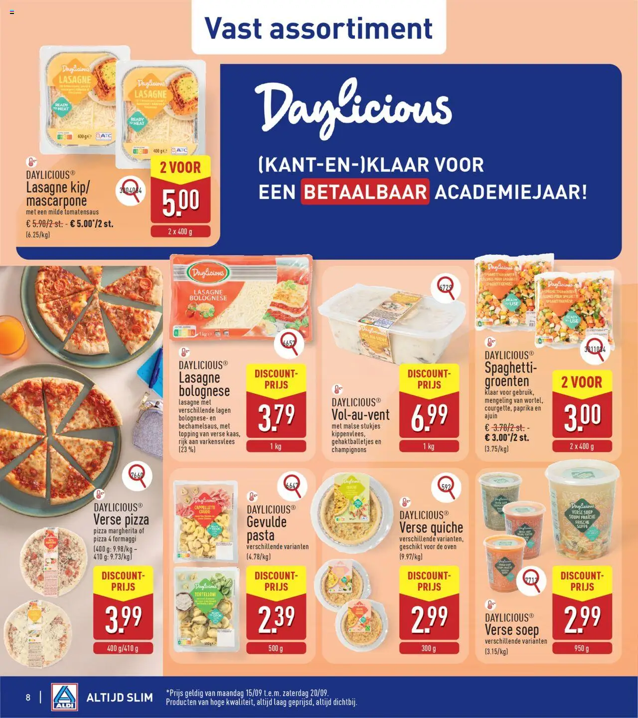  | Pagina: 8 | Producten: Pizza, Varkensvlees, Pasta, Groenten