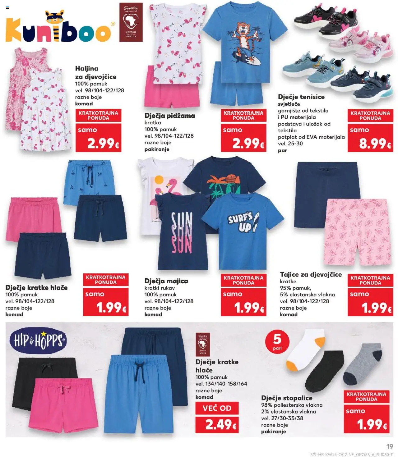 Kaufland HR akciós ujság - amely érvényes a következő dátumtól: 11.06.2025 | Oldal: 19 | Termékek: Leggings