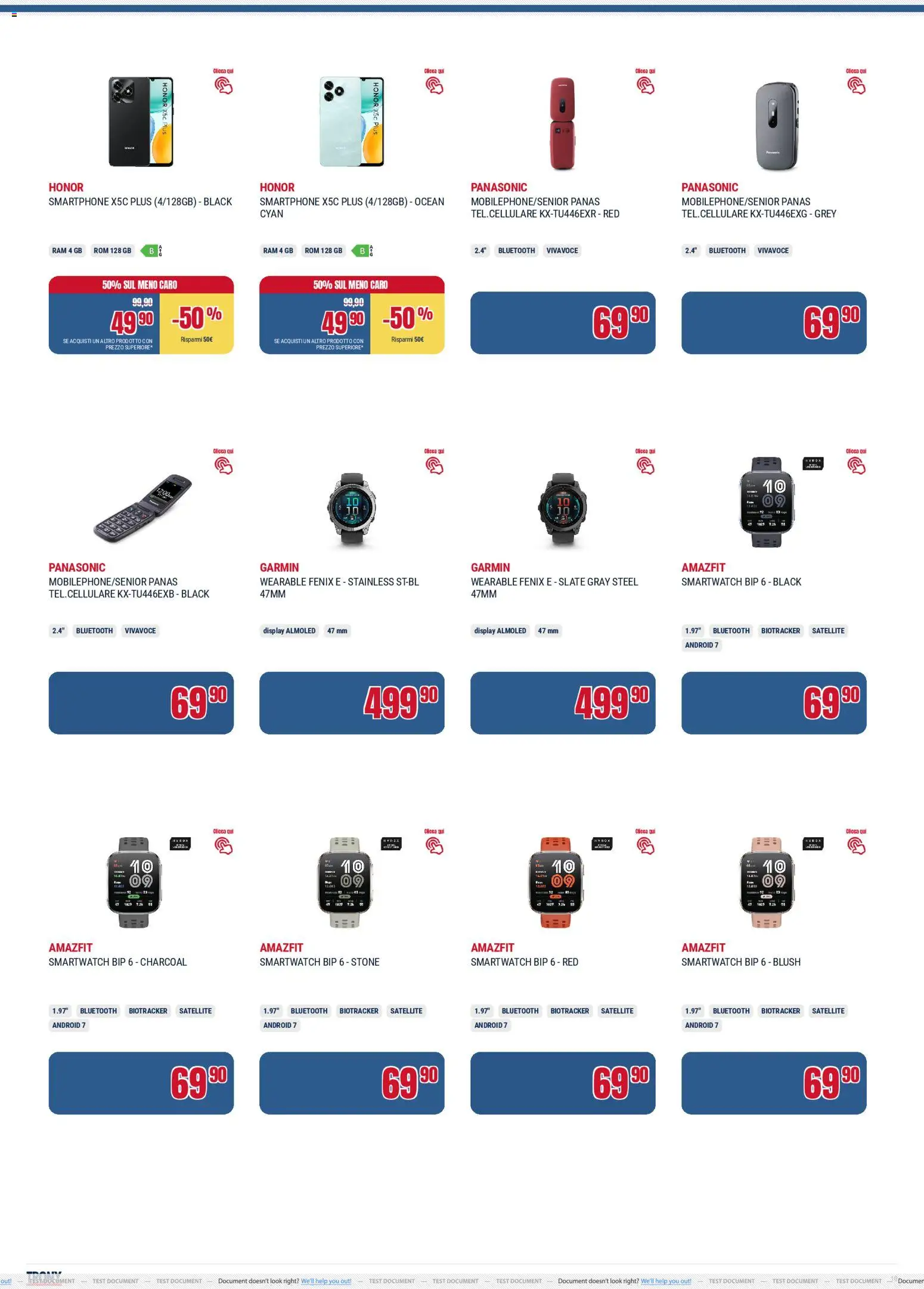 Volantino Trony del 04.12.2025 | Pagina: 10 | Prodotti: Smartphone, Smartwatch, Blush