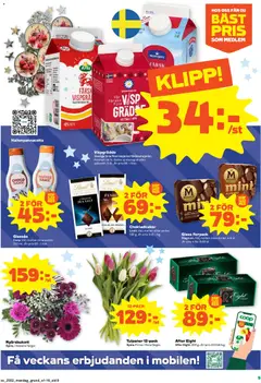 Stora Coop - erbjudanden - Förhandsvisning av reklamblad från butik Stora Coop aktuell från 29.12.2025 | Sida: 9 | Produkter: Galler, Glass, Grädde, Vispgrädde