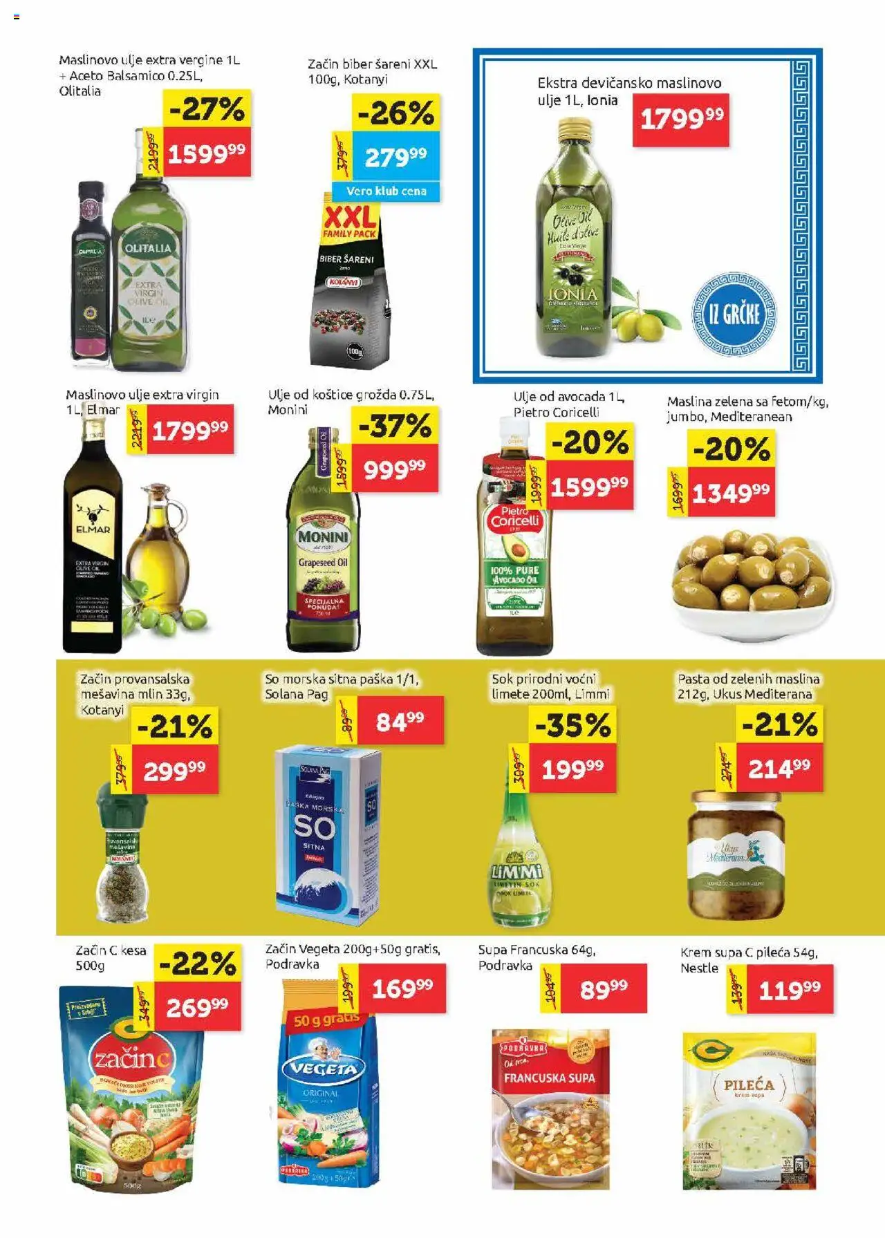 SuperVERO katalog - važi od 24.07.2025 | Strana: 9 | Proizvode: Mlin, So, Ulje, Maslinovo ulje