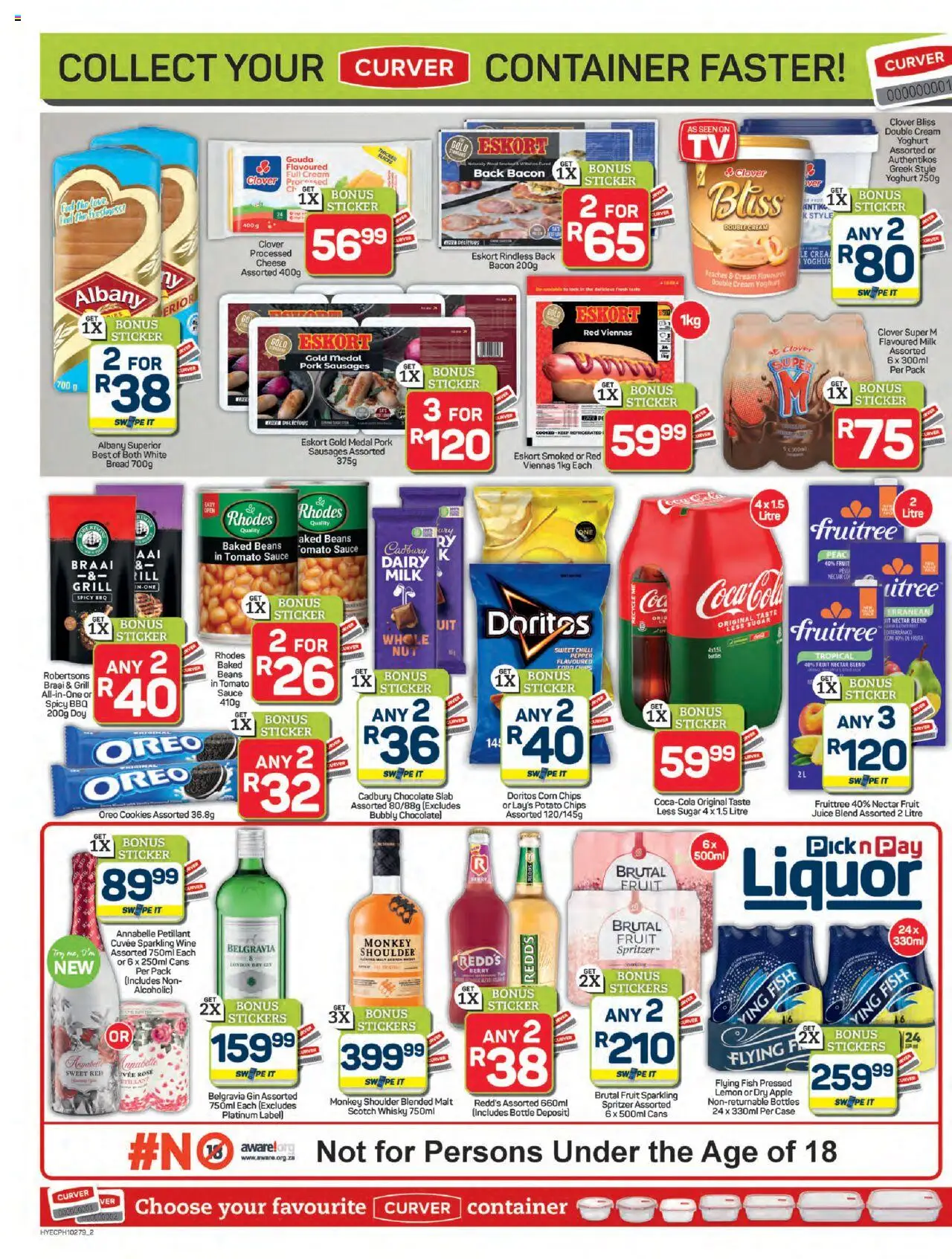 New Pick n Pay catalogue – valid from 08.09.2025 | Page: 2 | Products: Baked beans, Wine, Fruit, Sauce