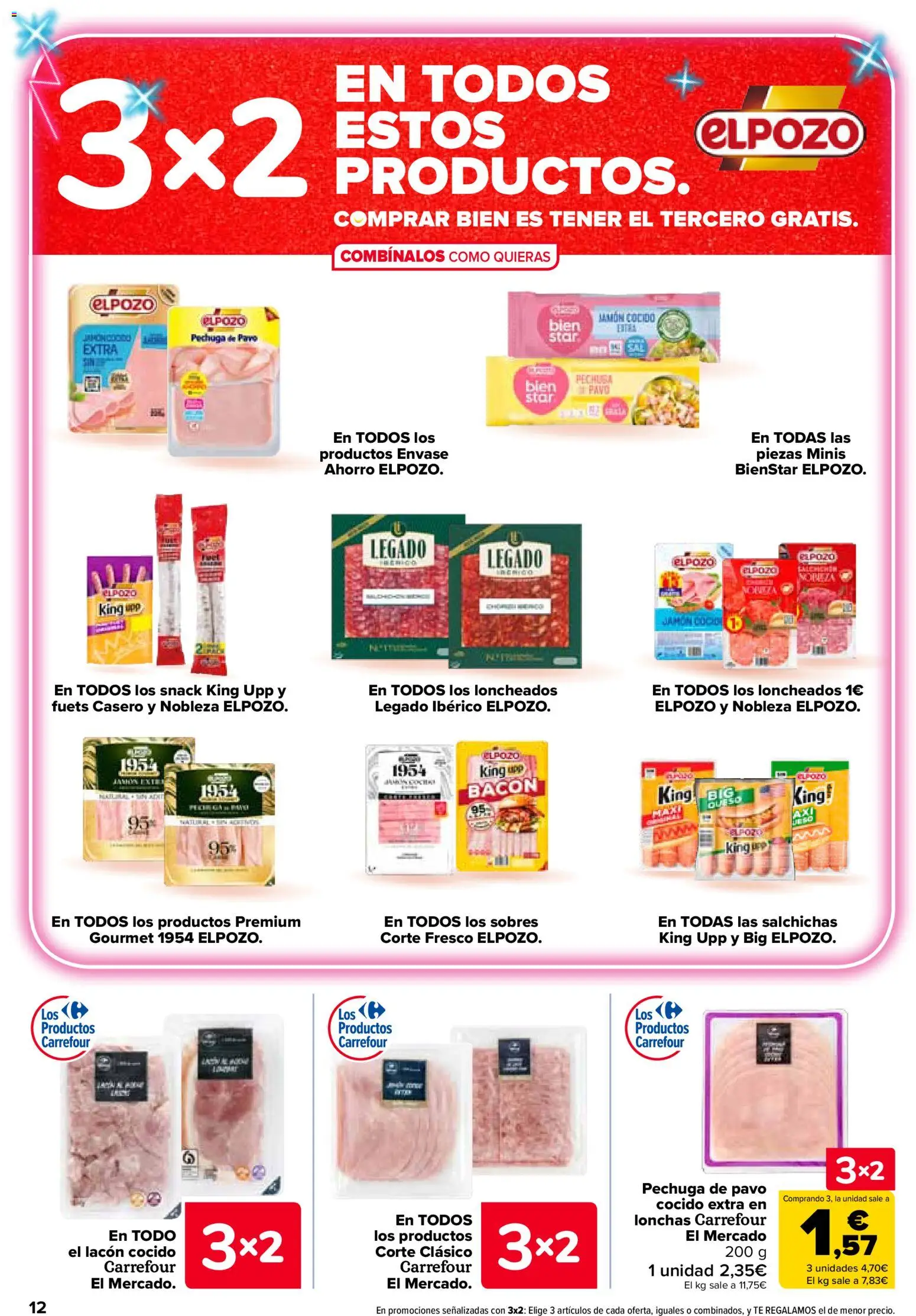 Carrefour folleto │ válido desde el 25.02.2026 | Página: 12 | Productos: Jamón, Jamón cocido