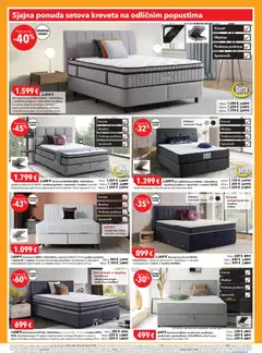 Harvey Norman Katalog - Pregled kataloga iz trgovine Harvey Norman, vrijedi od 23.04.2026 | Stranica: 5 | Proizvodi: Krevet, Madrac, Ladice