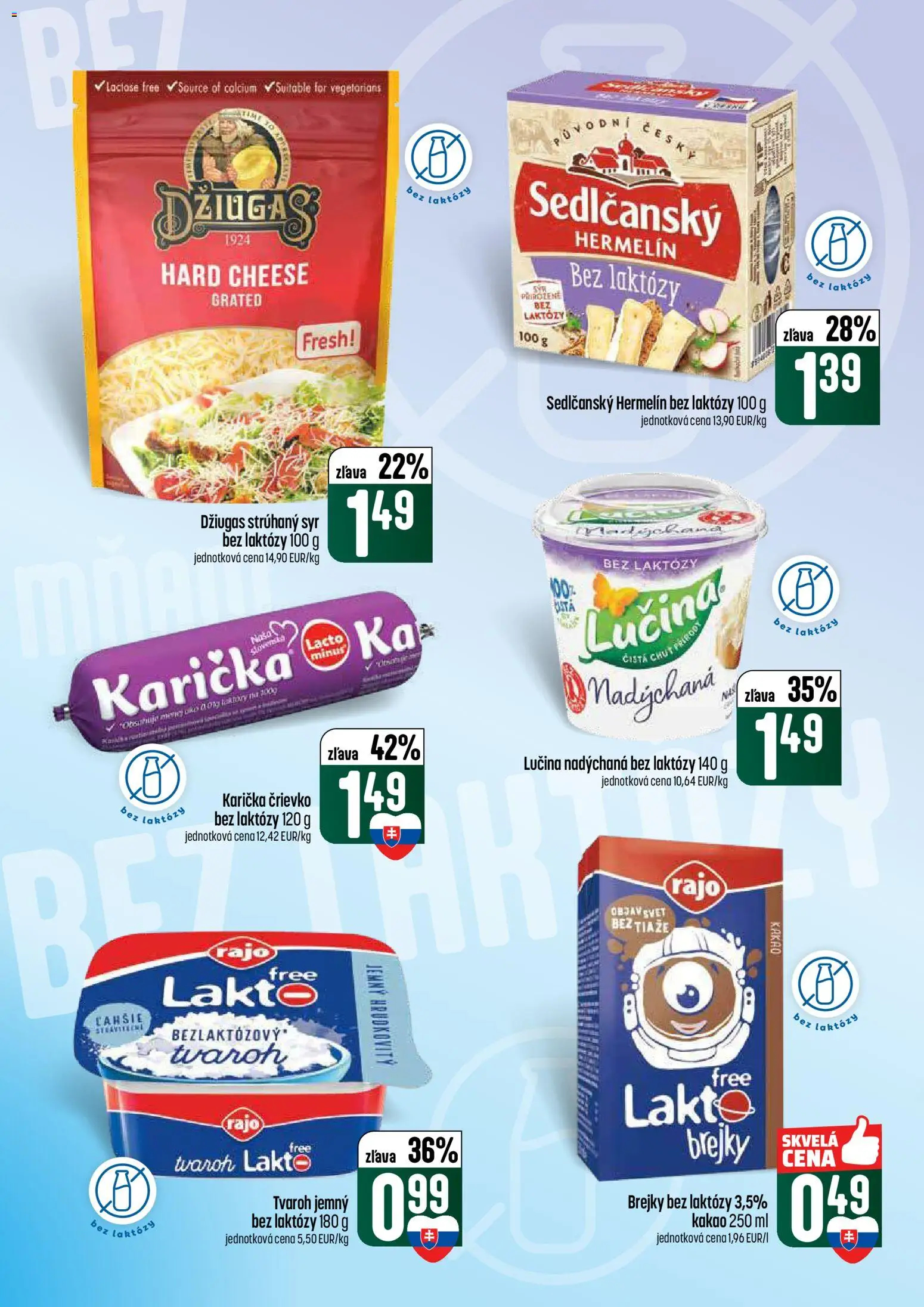Nové COOP Jednota akcie – leták je platný od 26.02.2026 | Strana: 26 | Produkty: Syr, Tvaroh, Kakao