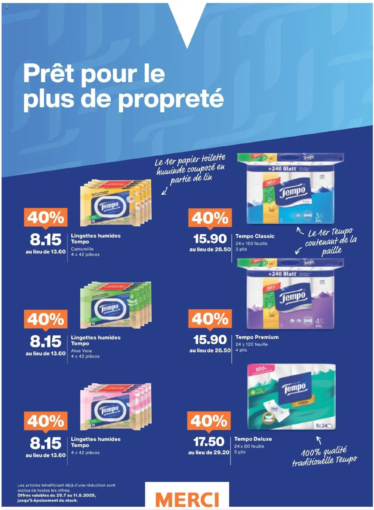 Migros - Magazin FR ab 28.07.2025 | Seite: 2 | Produkte: Toilette