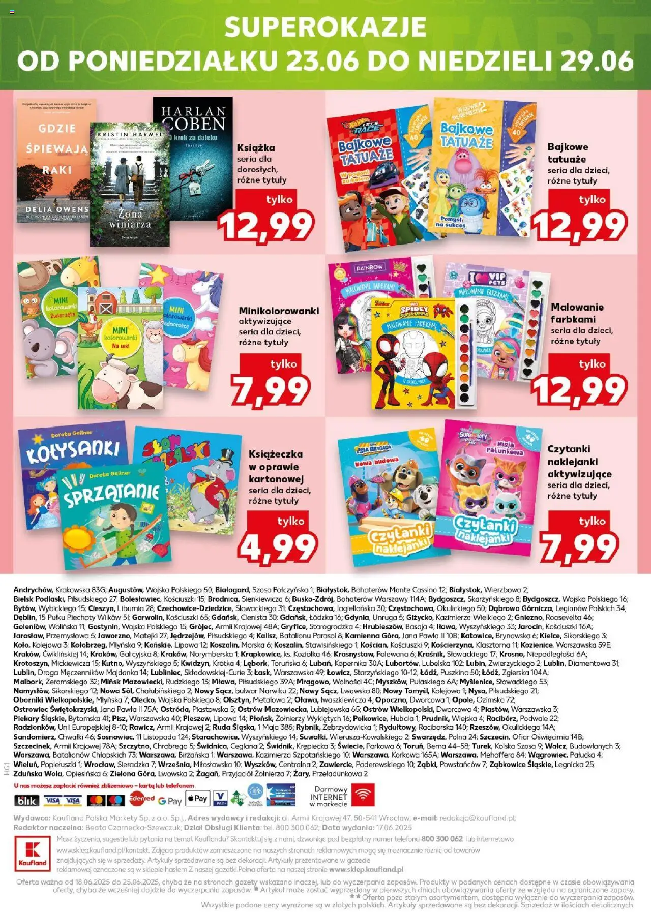 Kaufland gazetka - Mega okazje od 18.06.2025 | Strona: 26 | Produkty: Karta, Parasol