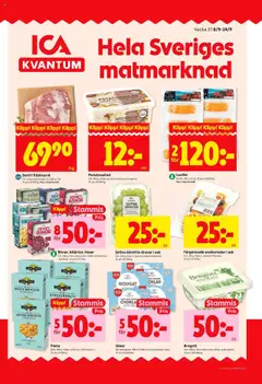 ICA Kvantum - Höganäs - Förhandsvisning av reklamblad från butik ICA Kvantum aktuell från 08.09.2025