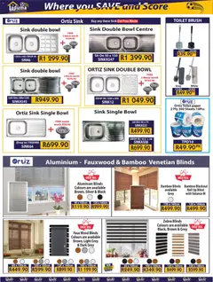 Laduma Hardware specials catalogue – valid from 01.04.2026 | Page: 8 | Products: Bowl, Toilet, Brush, Paper