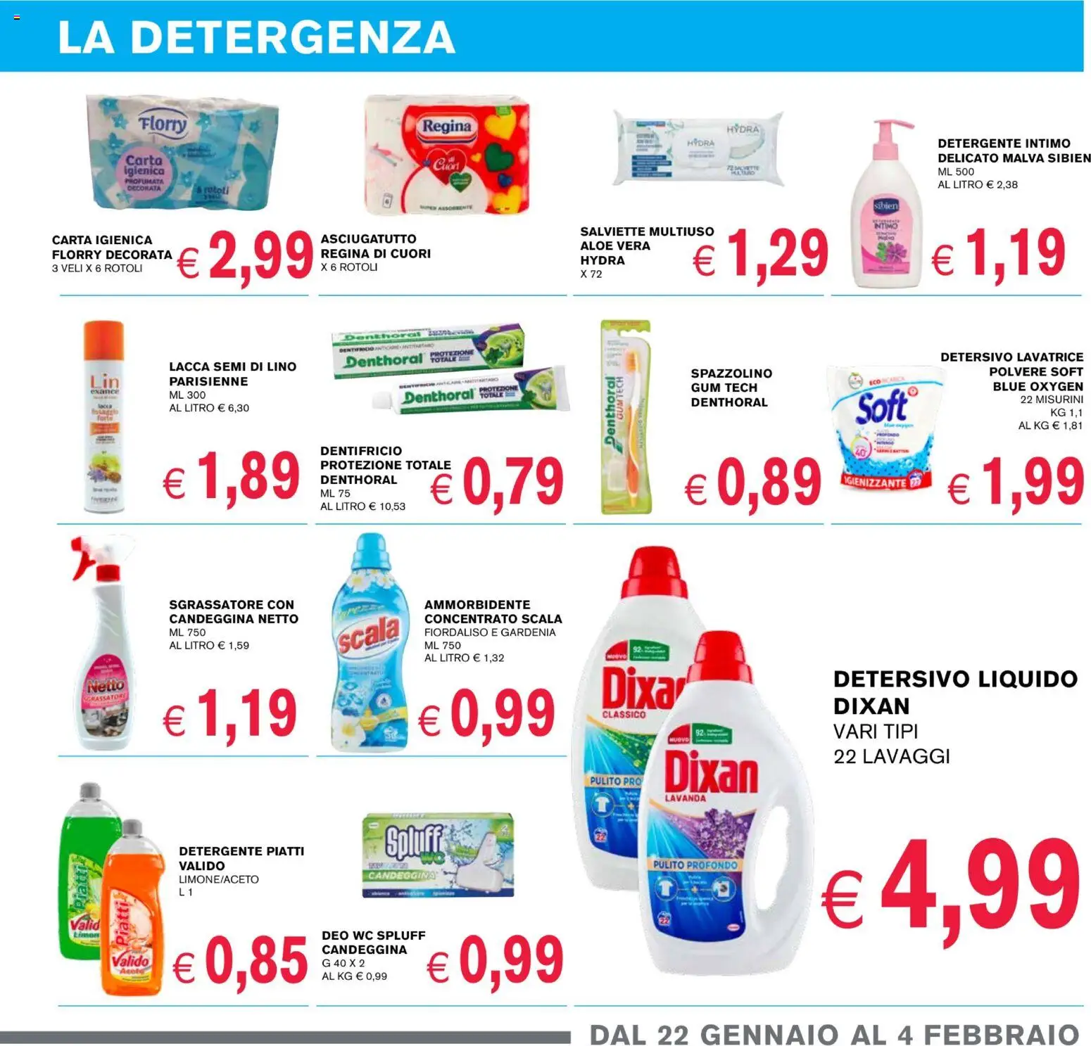 Volantino Coal del 22.01.2026 | Pagina: 11 | Prodotti: Spazzolino, Detergente intimo, Detergente, Lavatrice