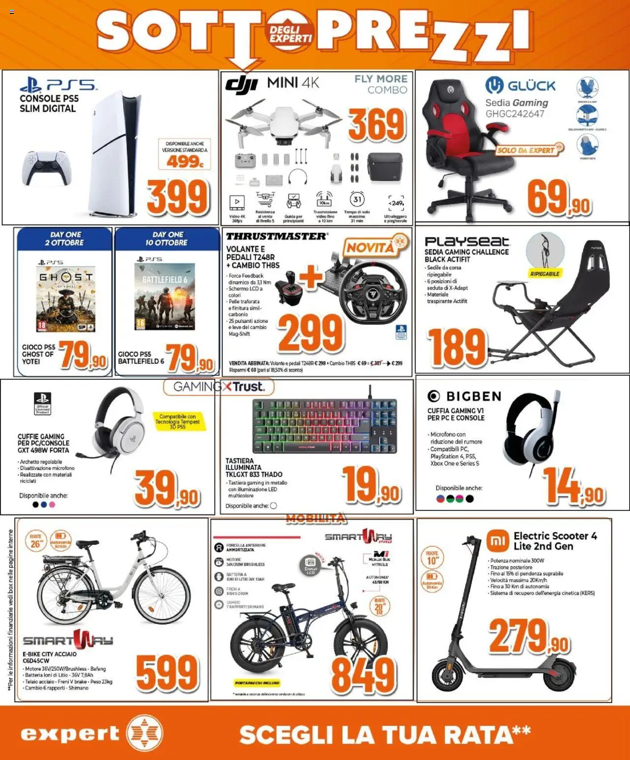 Volantino Expert del 02.10.2025 | Pagina: 11 | Prodotti: Video, Disco, Microfono, Sedia