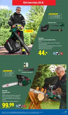 Lidl katalog | vrijedi od 22.09.2025 | Stranica: 47