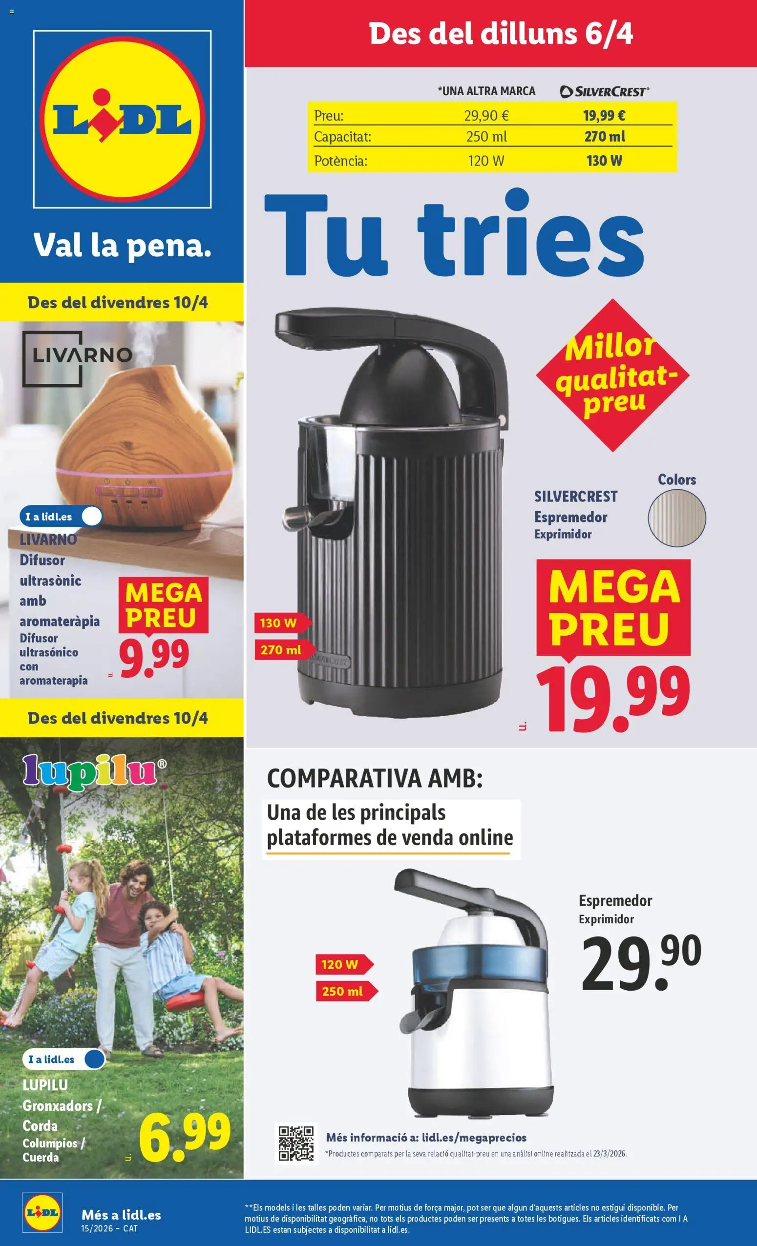 Lidl folleto de bazar │ válido desde el 06.04.2026 | Página: 1