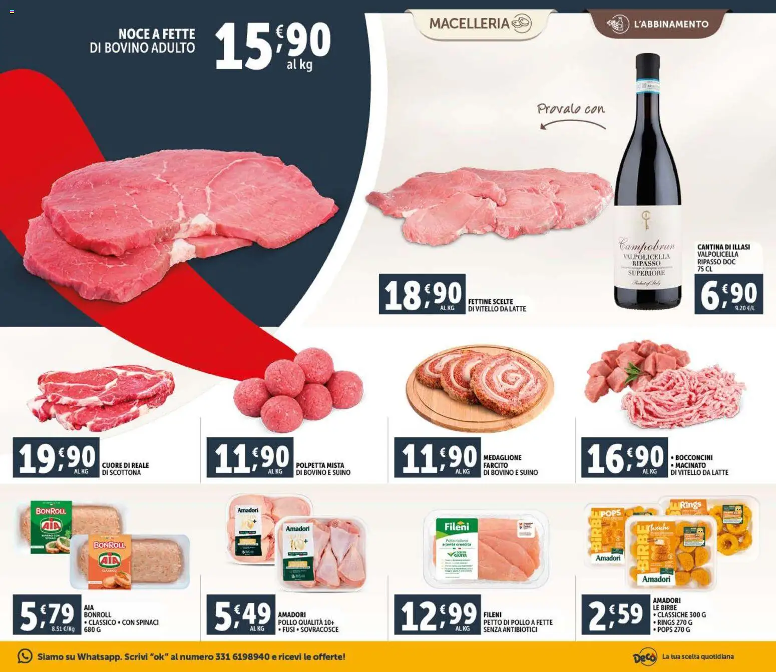 Volantino Decò del 09.01.2026 | Pagina: 5 | Prodotti: Suino, Latte, Vitello, Macinato