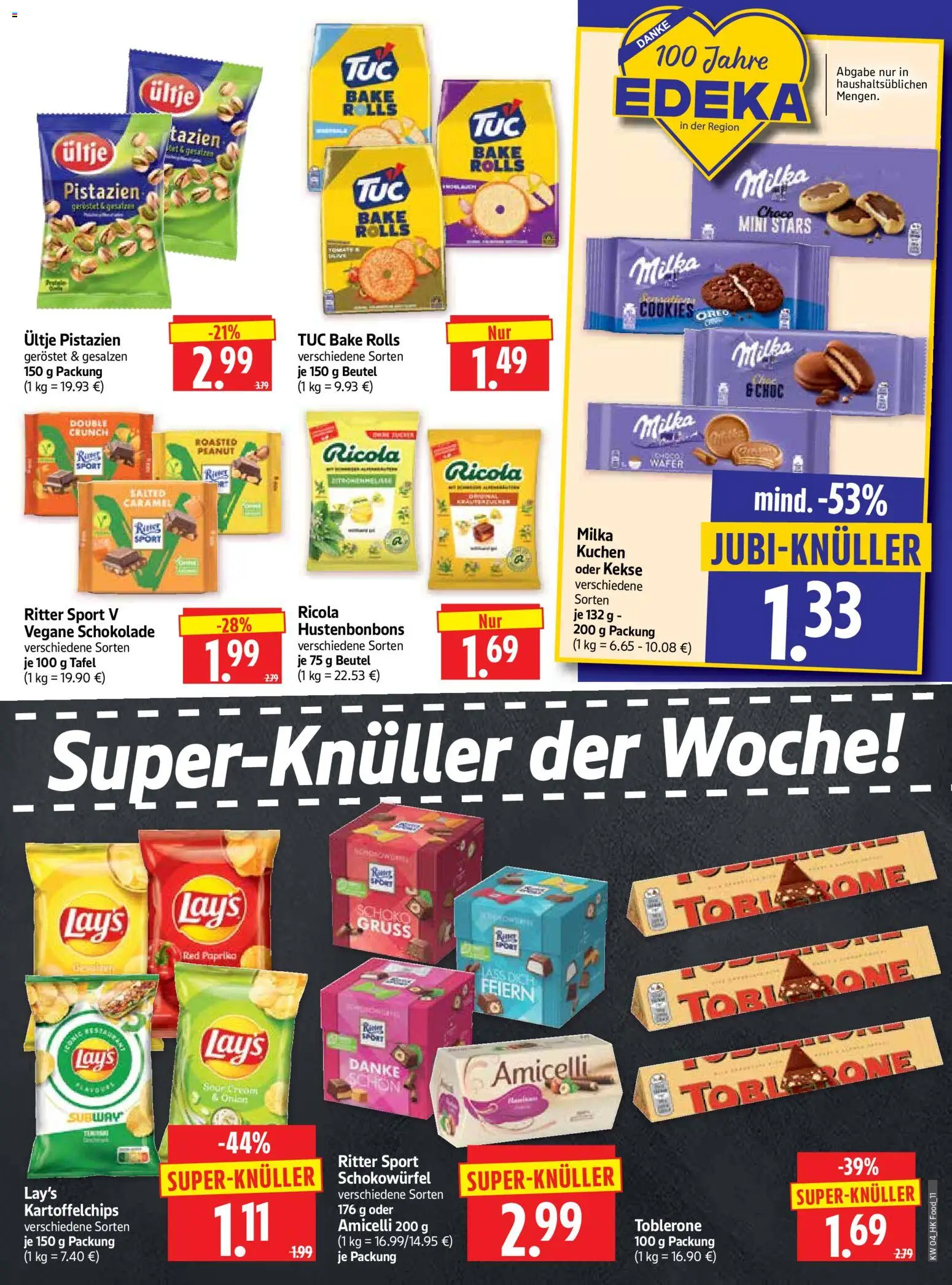 HERKULES Prospekt 	 – gültig ab 19.01.2026 | Seite: 11 | Produkte: Milka, Pistazien, Kuchen, Kekse