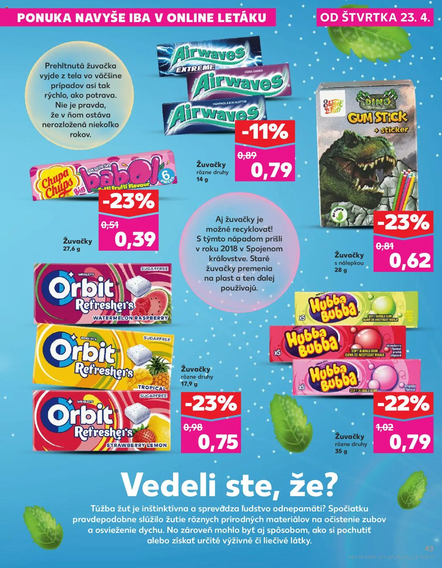 Nové Kaufland akcie – leták je platný od 23.04.2026 | Strana: 43