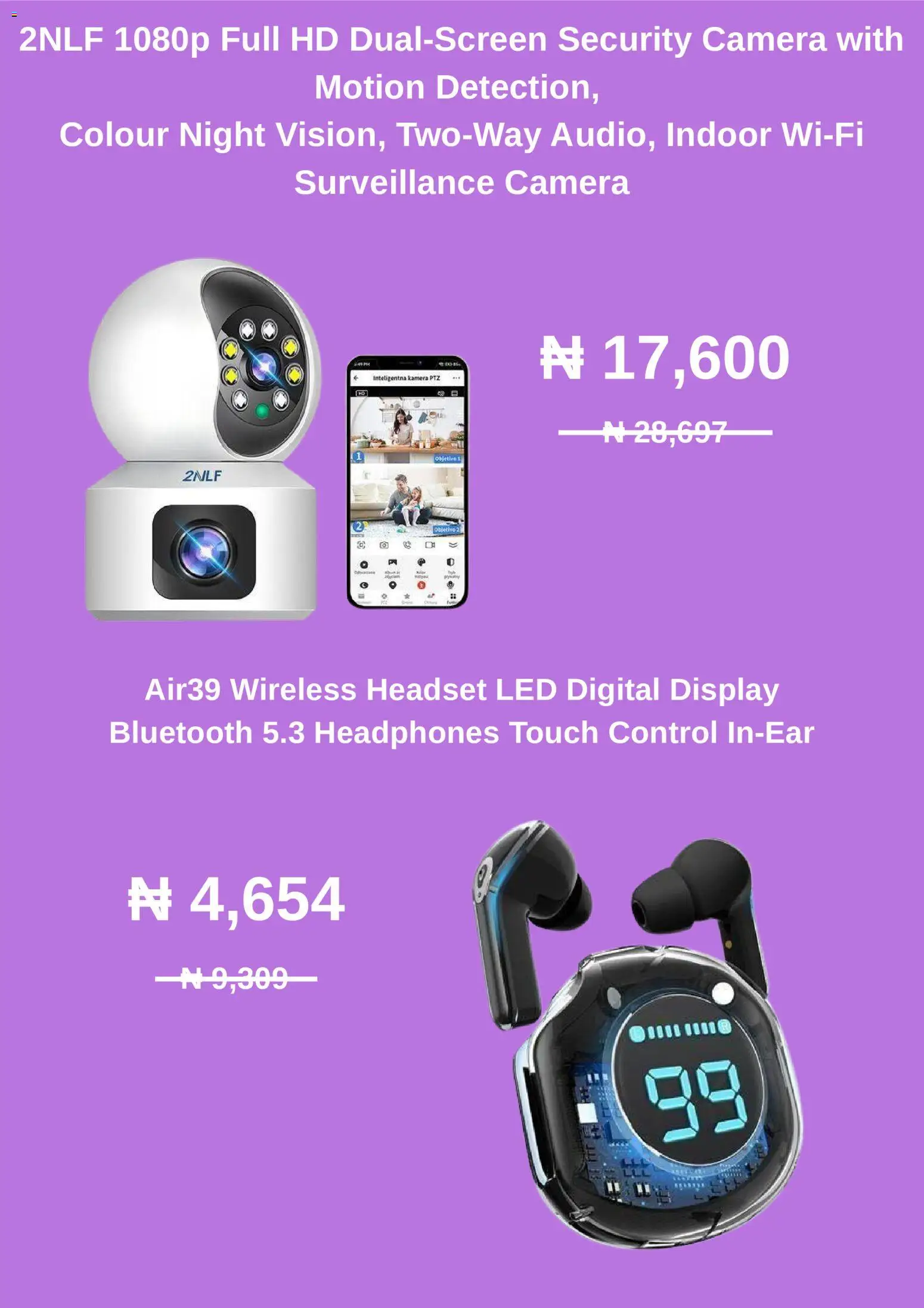 Jumia Catalogue valid from 02.03.2026 | Page: 2 | Products: Camera, Headphones