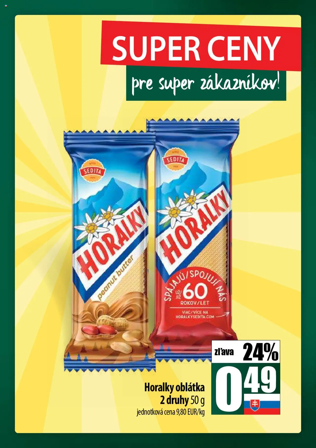 COOP Jednota široká ponuka │ platný od 21.08.2025 | Strana: 9 | Produkty: Horálky