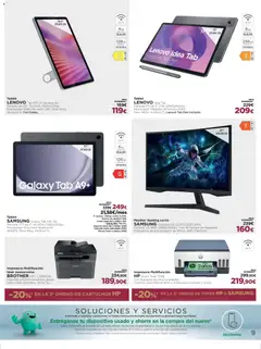 Vista previa El Corte Inglés ofertas válido desde el 02.12.2025 | Página: 9 | Productos: Tablet, Ordenador, Impresora, Toner